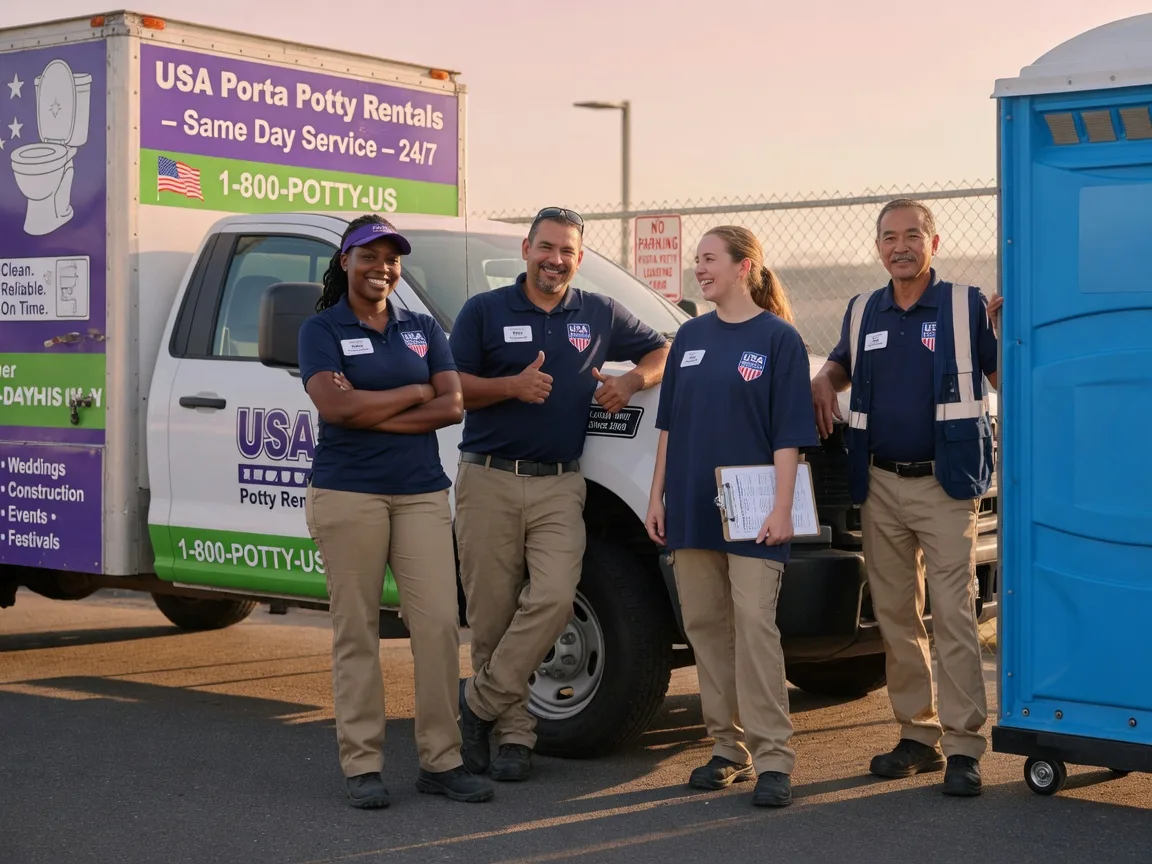 Porta Potty Rental company in Roanoke, LA